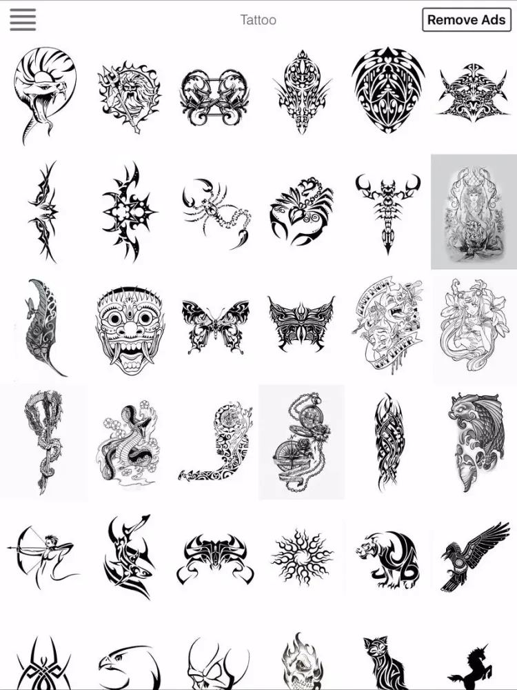 Tattoo - Design Idea / Style Pictures Collections iPad 应用截图