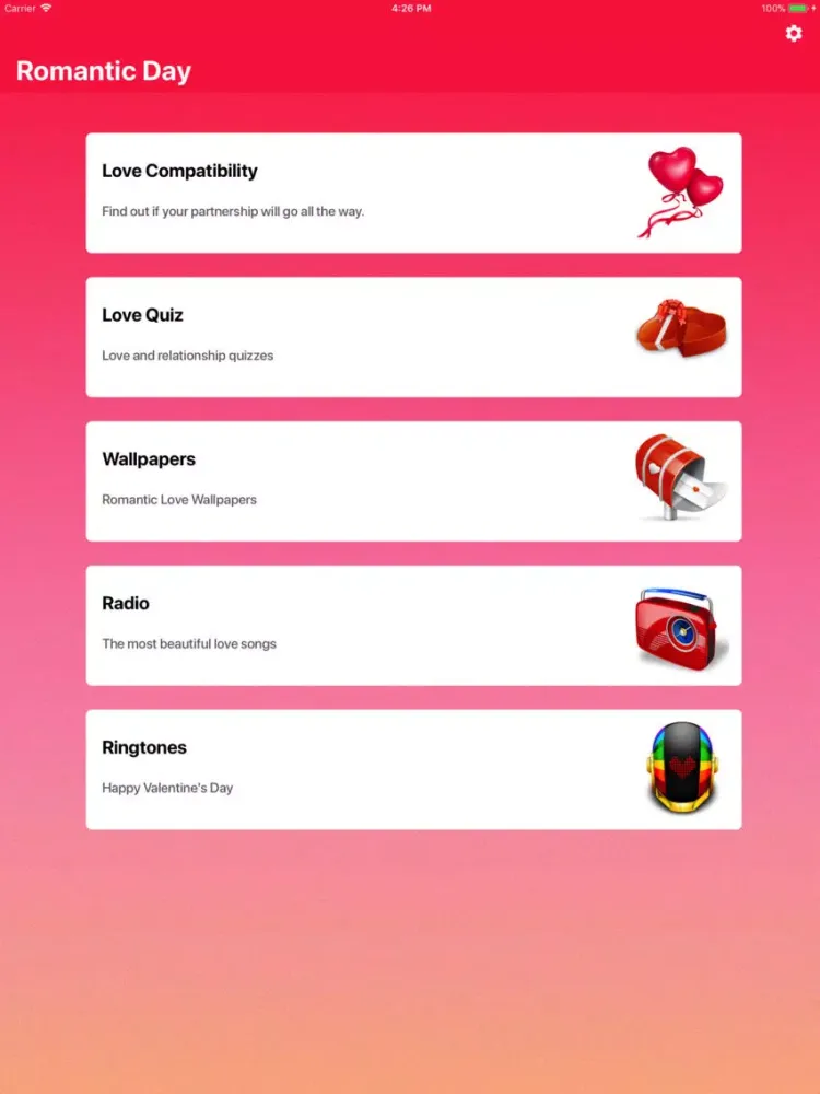 تصاویر Romantic Day - Valentine's Day iPad 
