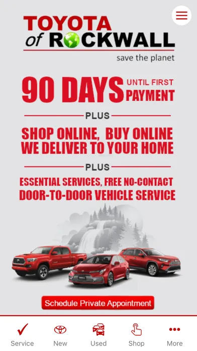 Capturas de pantalla de Toyota of Rockwall Dealer