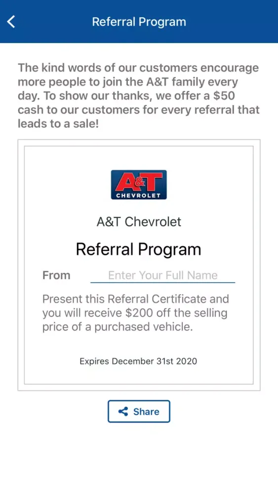 ภาพหน้าจอของ A&T Automotive Group