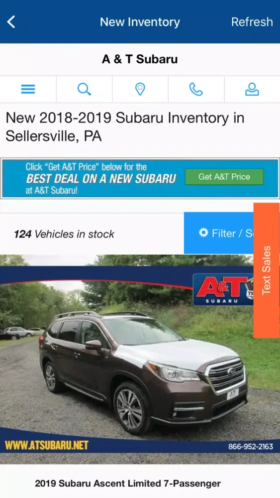 ภาพหน้าจอของ A&T Automotive Group