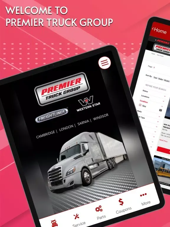 Premier Truck Group iPad  Screenshots