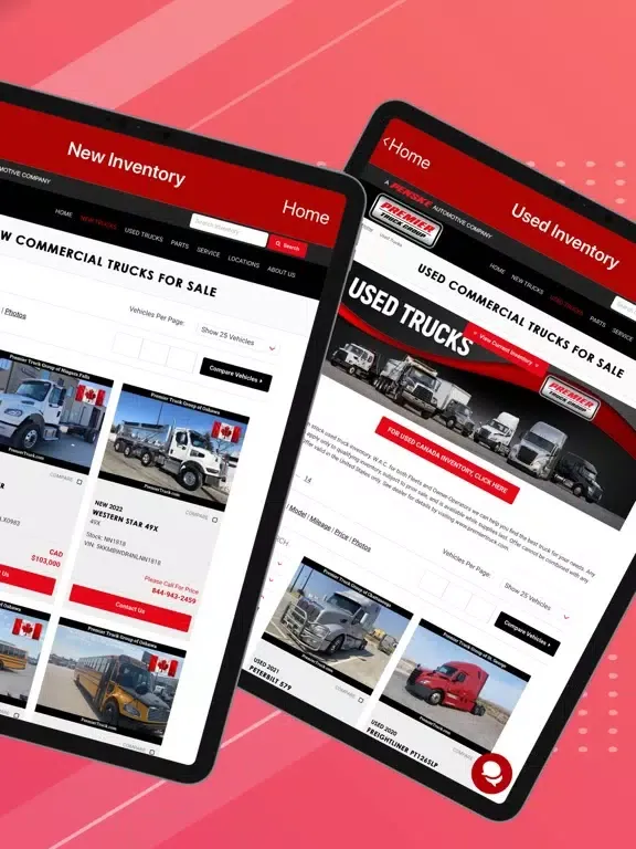 Premier Truck Group iPad  Screenshots