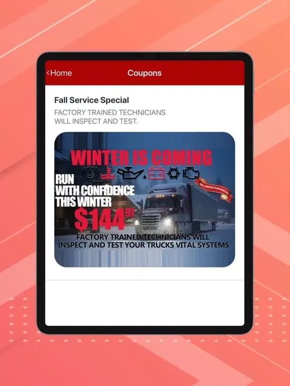 Premier Truck Group iPad  Screenshots