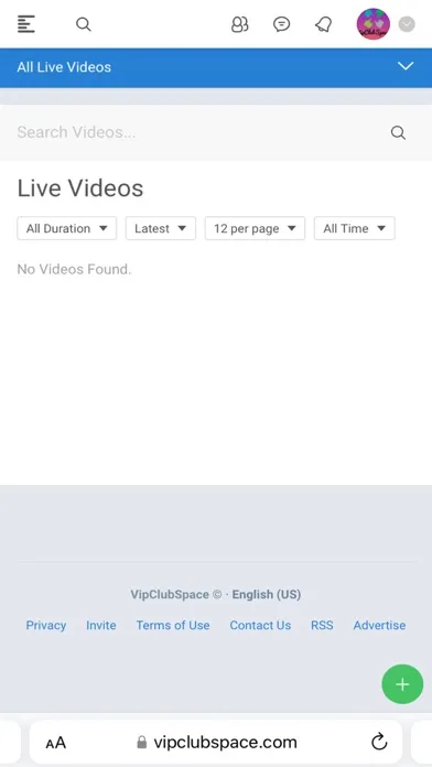 Скриншоты VipClubSpace
