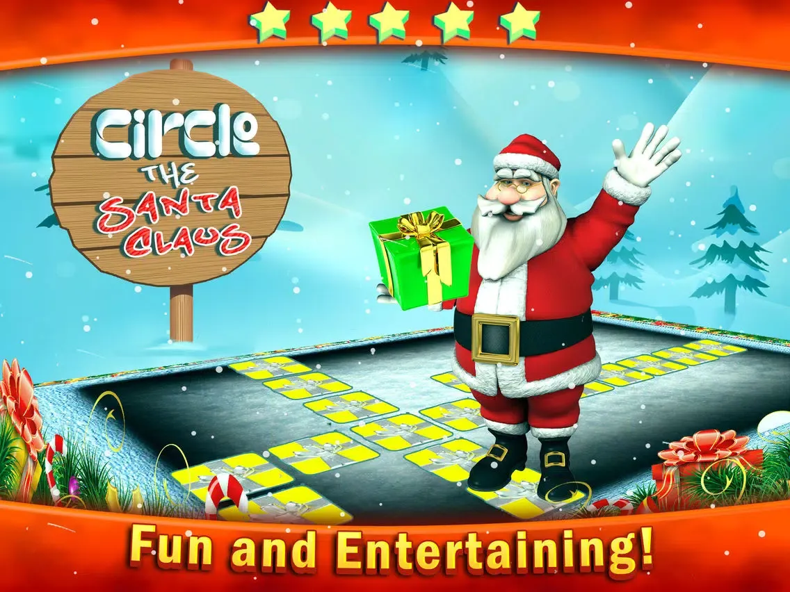 Screenshot di Circle the Santa Claus with Merry Christmas Presents iPad 