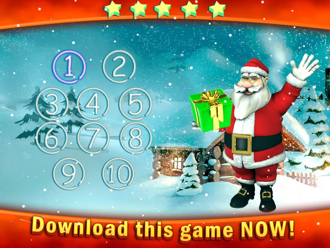 Screenshot di Circle the Santa Claus with Merry Christmas Presents iPad 