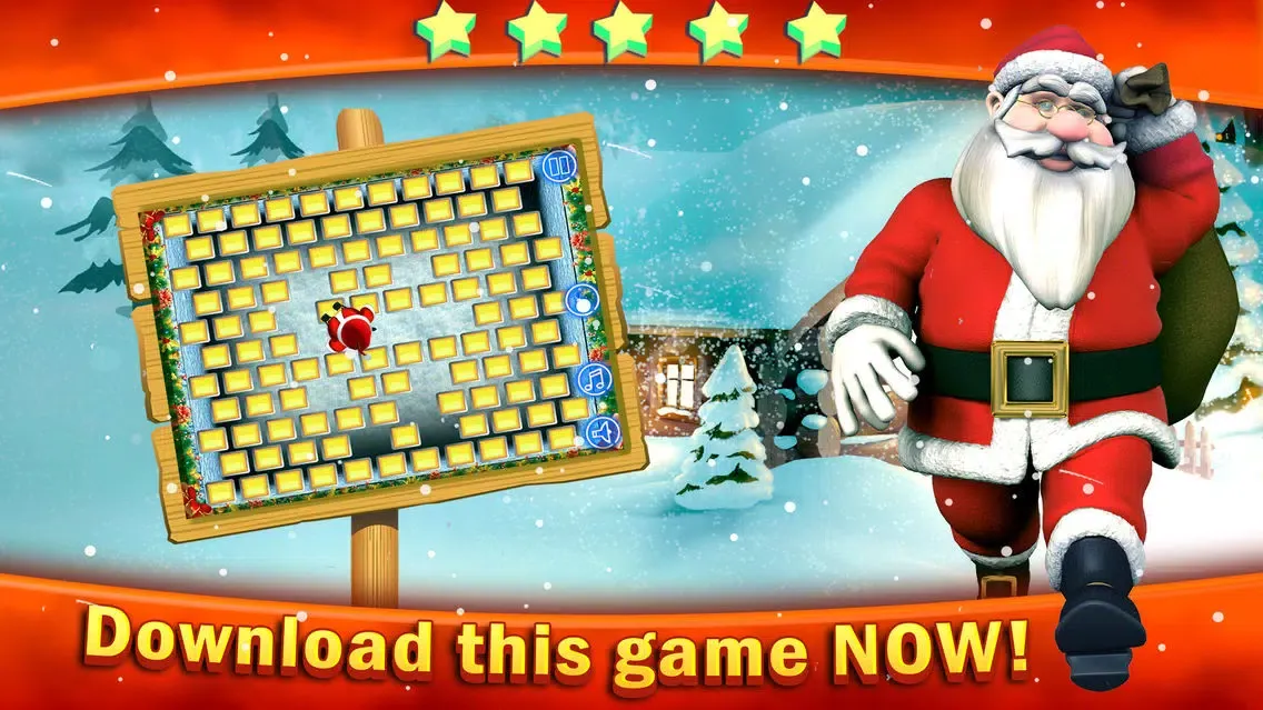 Screenshot di Circle the Santa Claus with Merry Christmas Presents