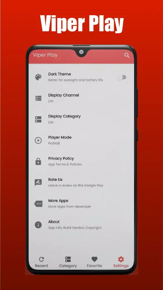Screenshot di Viper Play