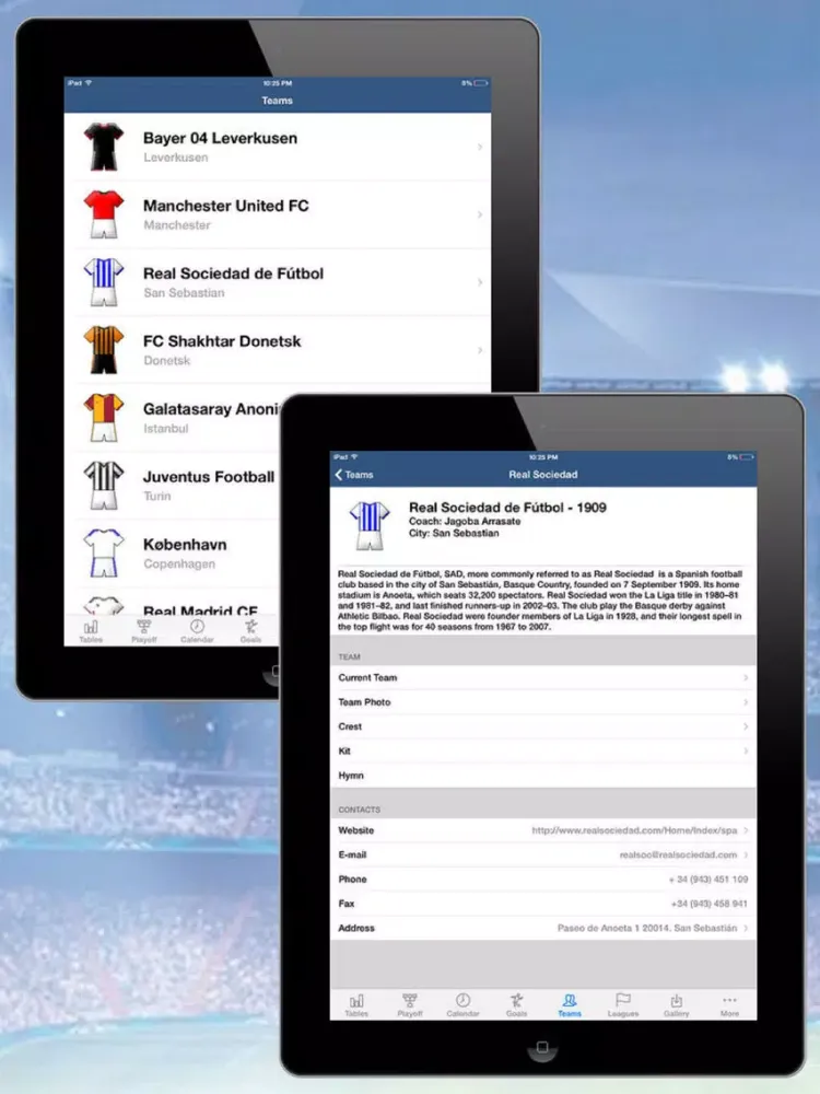 European Football - 2016-2017 iPad  Screenshots