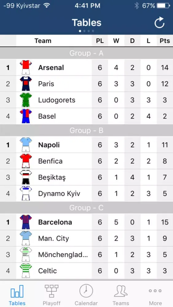 European Football 2017-2018应用截图
