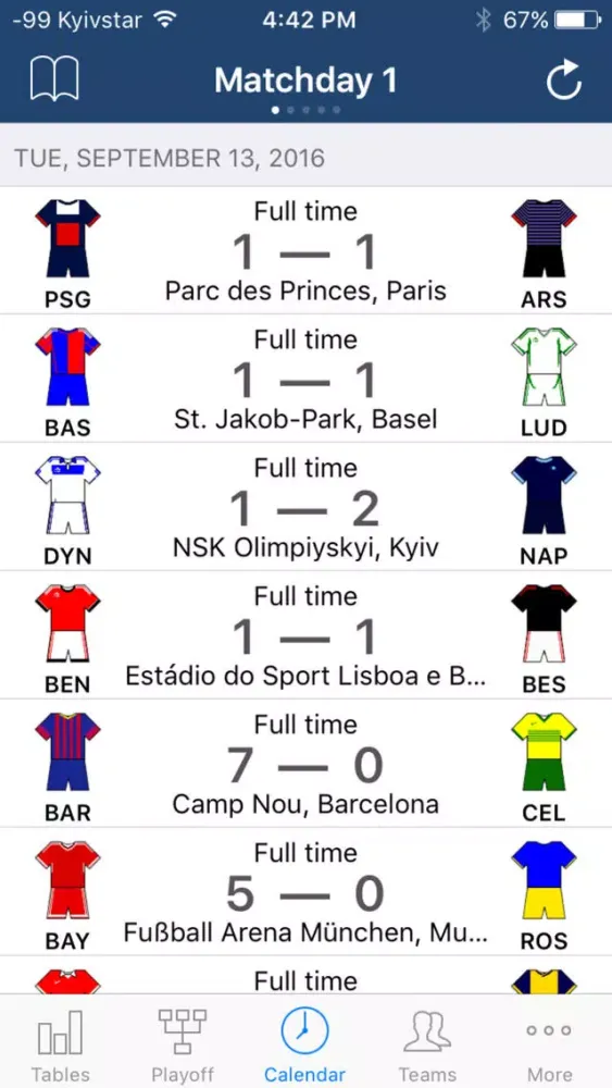 European Football 2017-2018应用截图