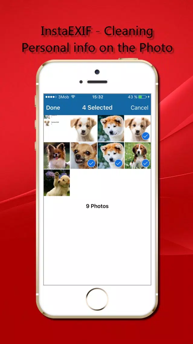 Insta EXIF. Cleaning personal info應用截圖