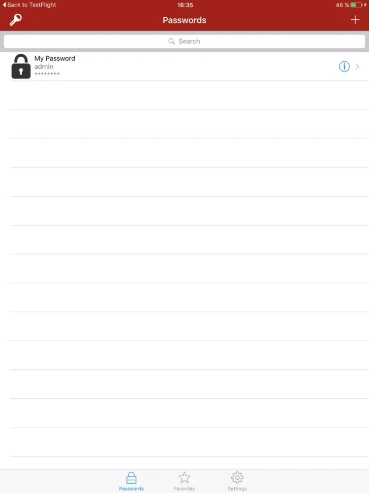 Captures d'écran de newLine Safe for Password iPad 