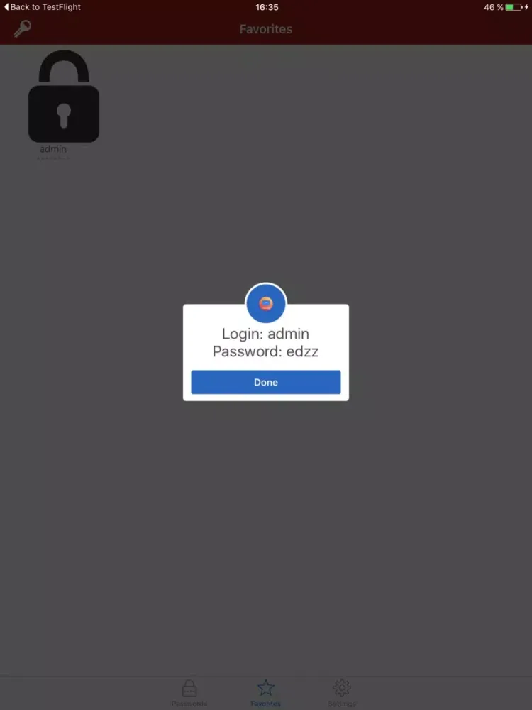 Captures d'écran de newLine Safe for Password iPad 