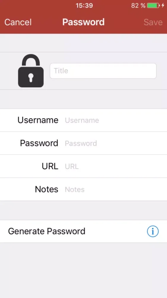 Captures d'écran de newLine Safe for Password