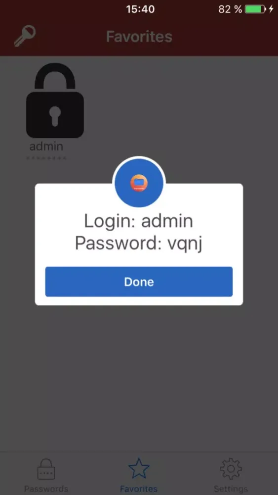 Captures d'écran de newLine Safe for Password