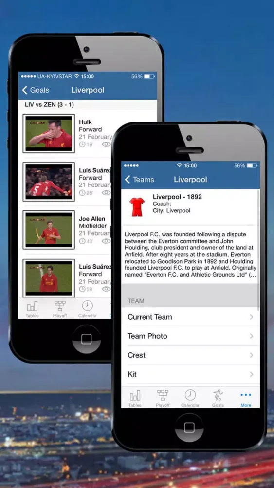 Screenshot di EUROPA Football 2016-2017