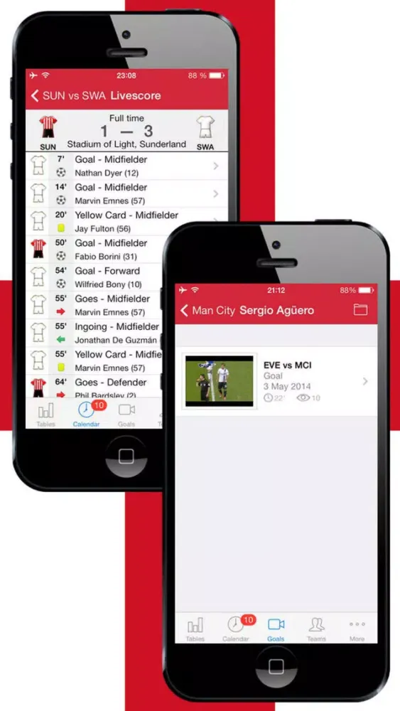 Capturas de pantalla de English Football History 2015-2016