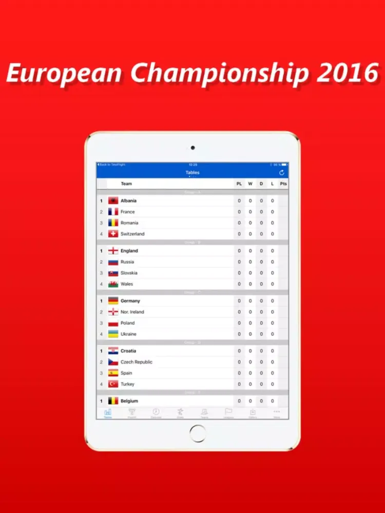 Скриншоты European Championship History 2016 iPad 