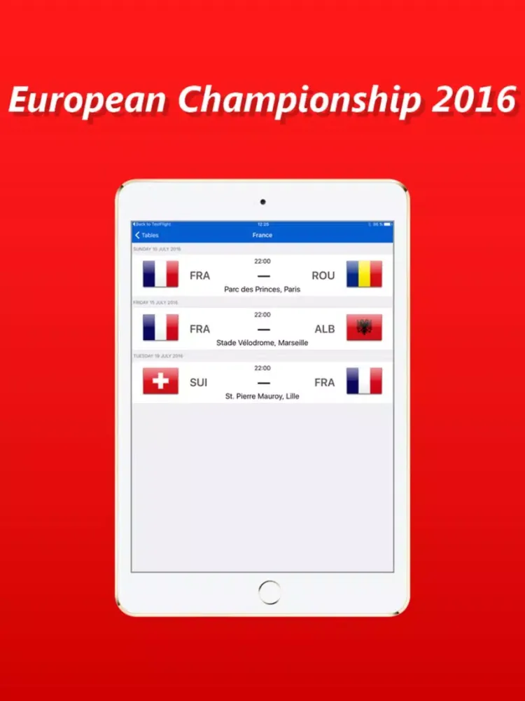 Скриншоты European Championship History 2016 iPad 