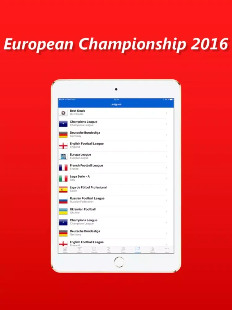 Скриншоты European Championship History 2016 iPad 