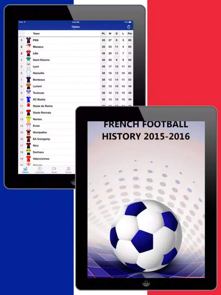 Скриншоты French Football League 1 History 2015-2016 iPad 