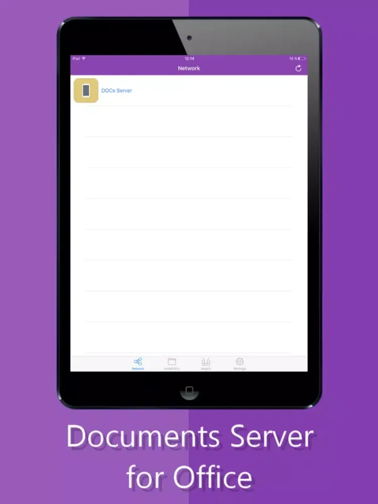 Ảnh chụp màn hình của InstaDOCs - Documents Server for Office iPad 