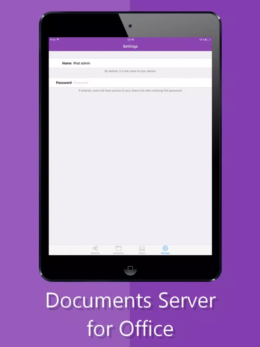 InstaDOCs - Documents Server for Office iPad  Screenshots