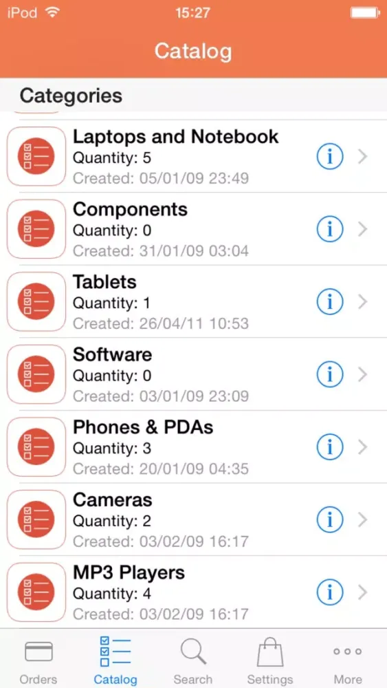 Capturas de tela do Administrator for Magento