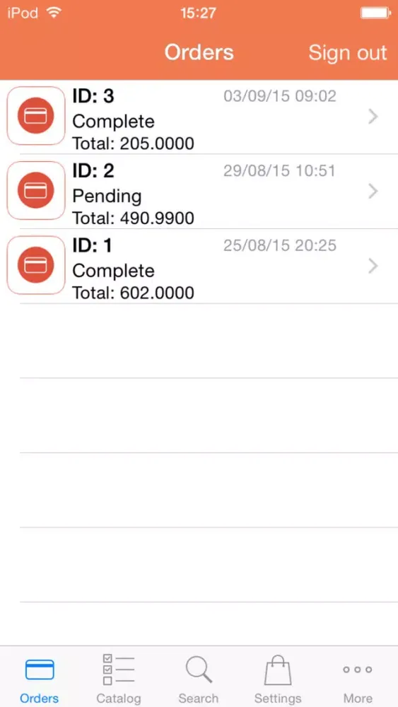 Capturas de tela do Administrator for Magento