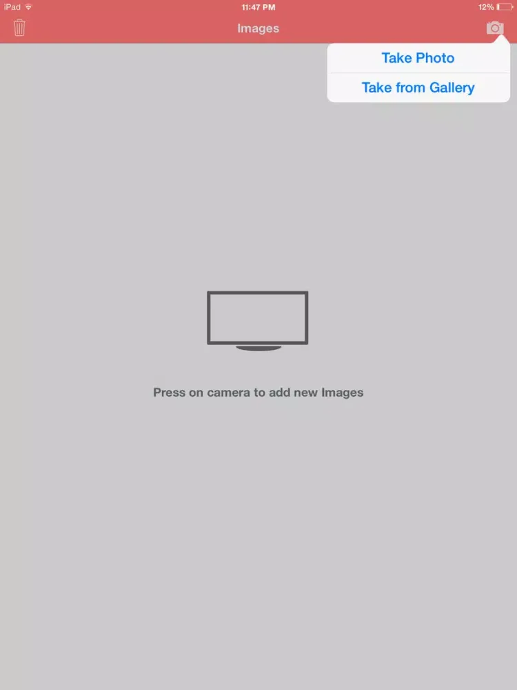 Capturas de tela do Simple Photo Cropper iPad 
