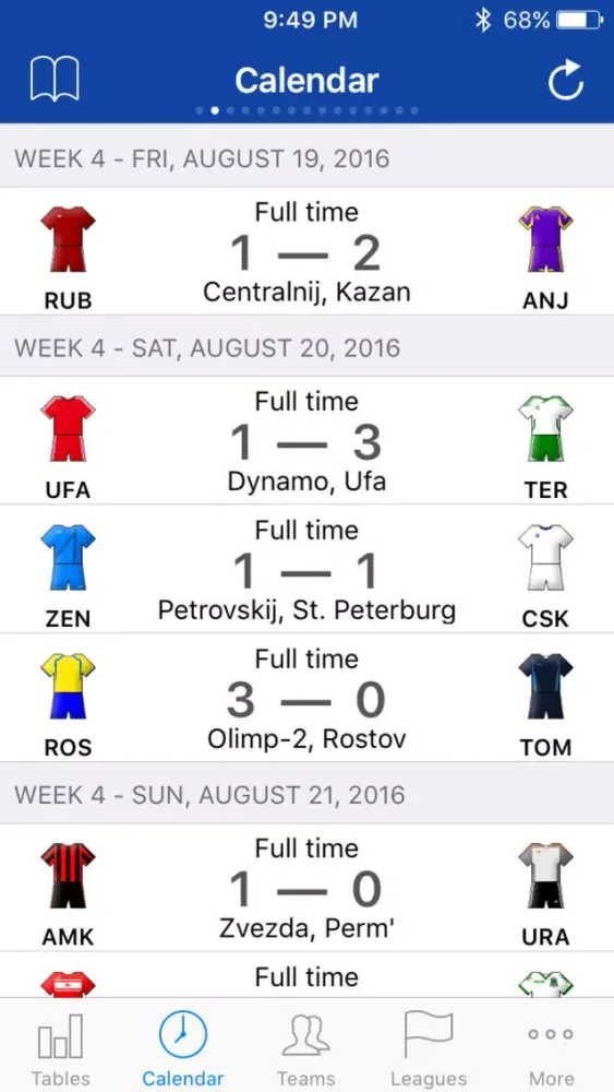 Russian Football 2017-2018应用截图