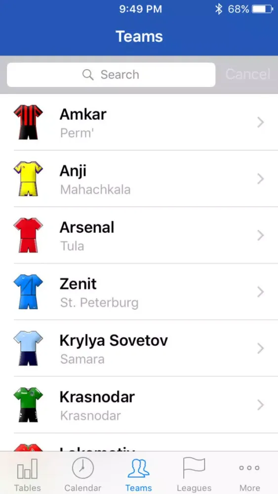Russian Football 2017-2018应用截图