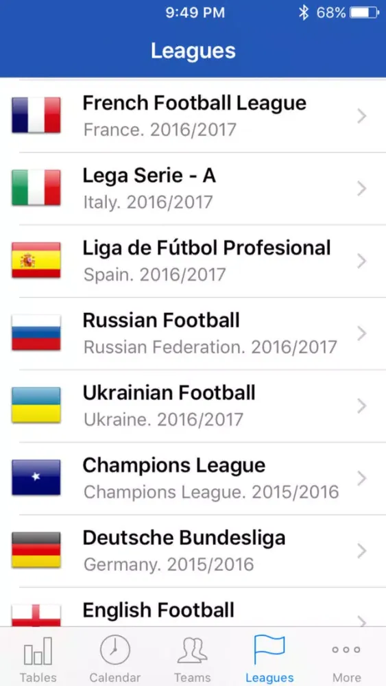 Russian Football 2017-2018应用截图