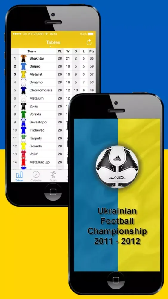Ukrainian Football History 2011-2012应用截图