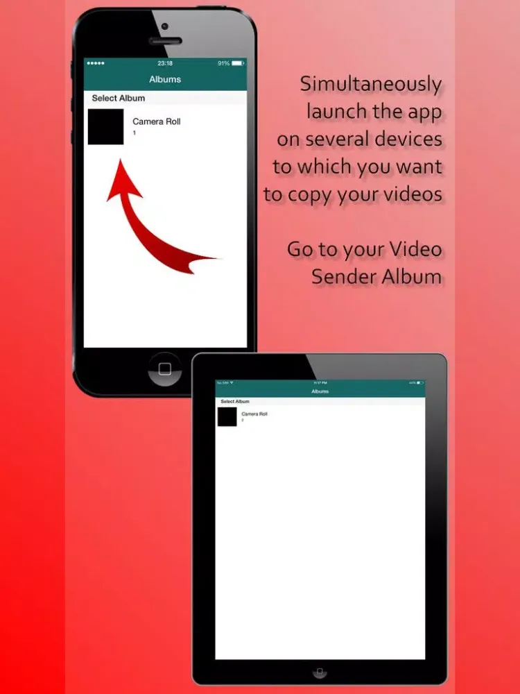 Video Sender for Local Network without Any Servers iPad  سکرین شاٹس