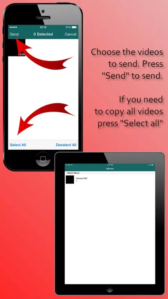 Video Sender for Local Network without Any Servers سکرین شاٹس