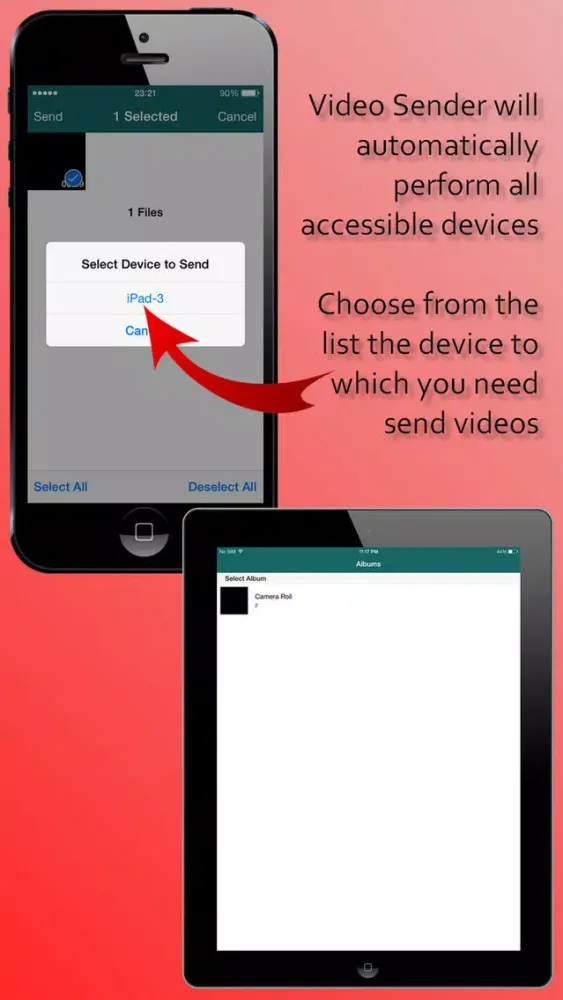 Video Sender for Local Network without Any Servers سکرین شاٹس