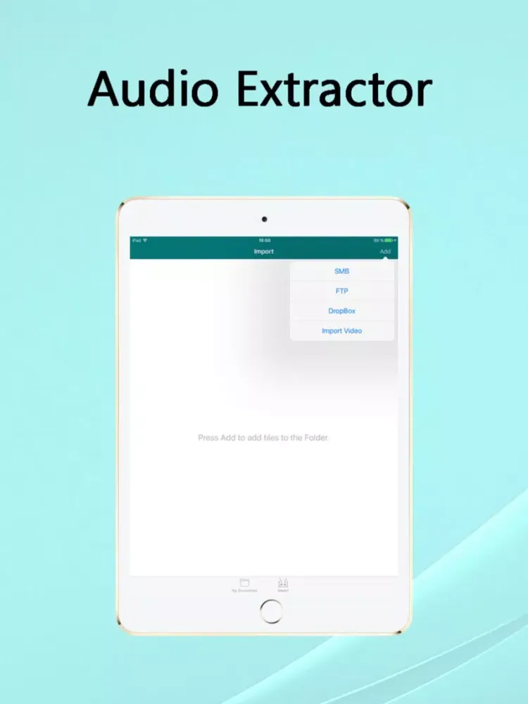 InstaAudio - Audio extractor from Video iPad 應用截圖