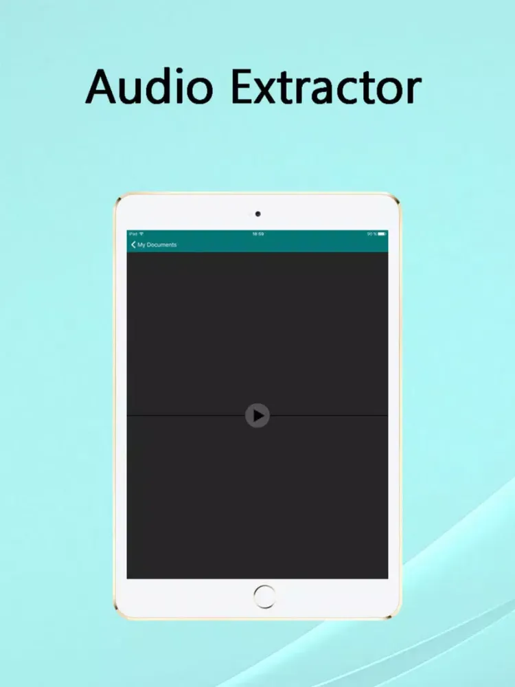 InstaAudio - Audio extractor from Video iPad 應用截圖