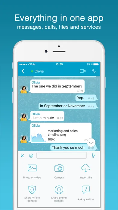 Capturas de pantalla de VIPole Private Messenger