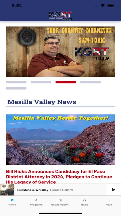 KGRT Screenshots