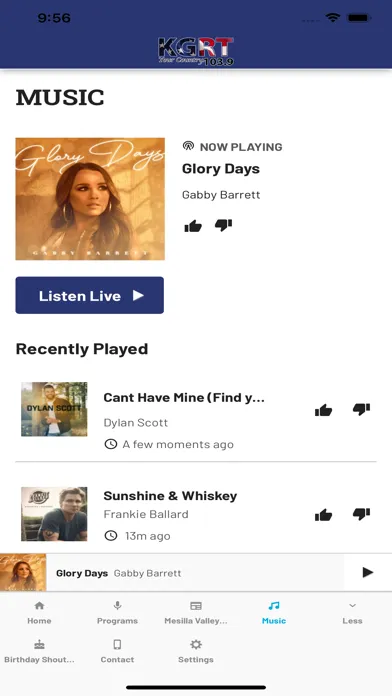 KGRT Screenshots