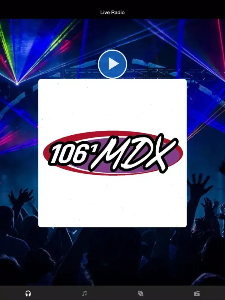 ภาพหน้าจอของ 106.1 MDX iPad 