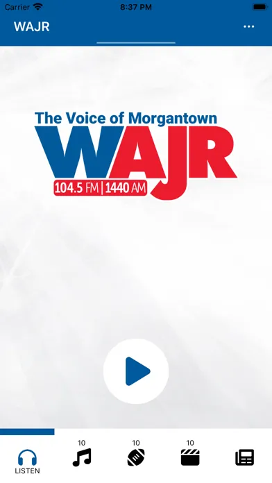 Captures d'écran de WAJR Radio