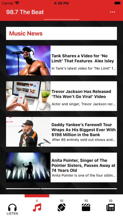98.7 The Beat WRVZ Screenshots