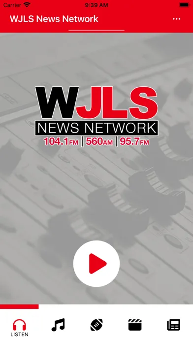 ภาพหน้าจอของ WJLS News Network
