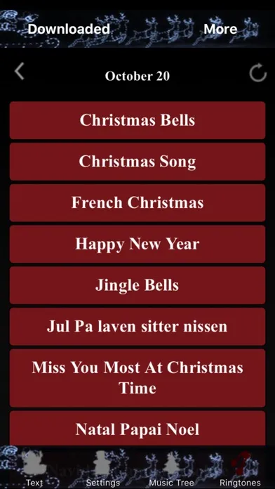 Captures d'écran de Christmas Texting & Ringtones