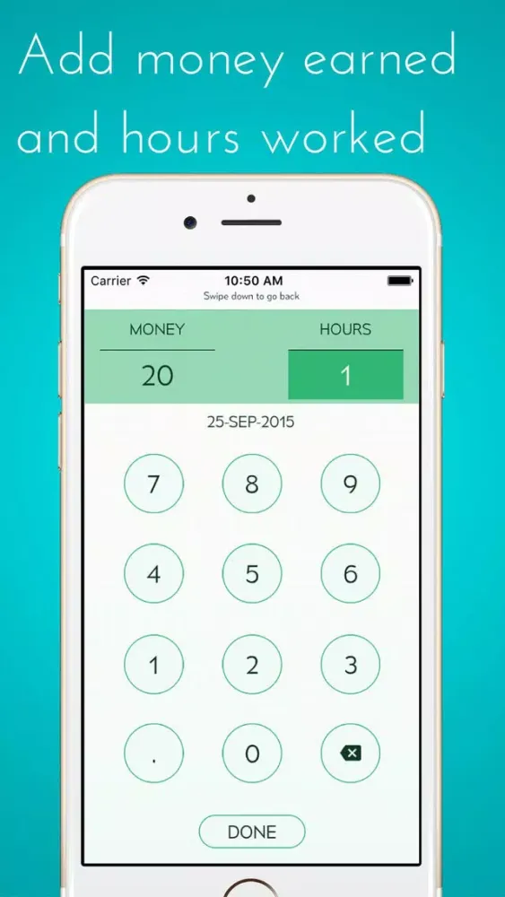 Скриншоты Calculate My Tips - Track your hourly rate and salary, income and wages
